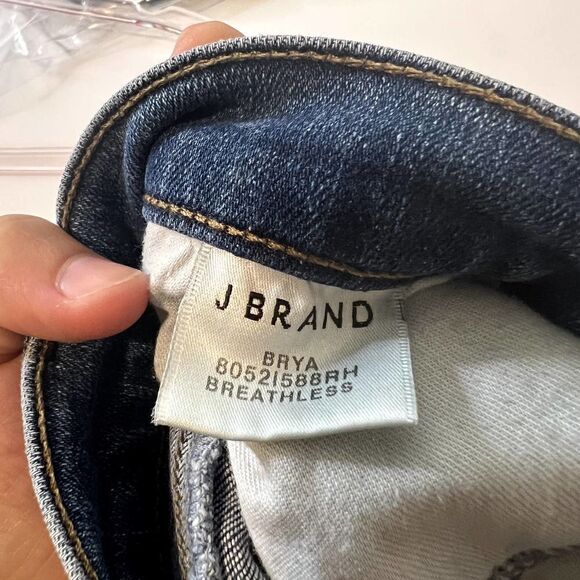 J Brand Brya Breathless Destructed Distressed Ripped Bootcut Jeans Size 28 - Picture 9 of 10